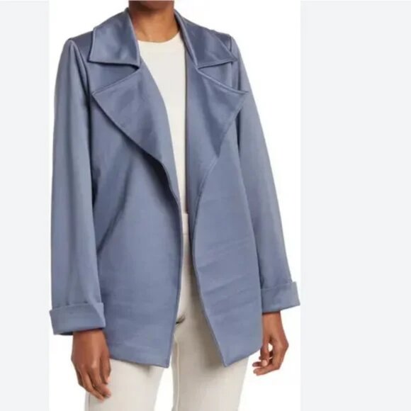 Adrianna Papell trench jacket with back yoke - Picture 1 of 3